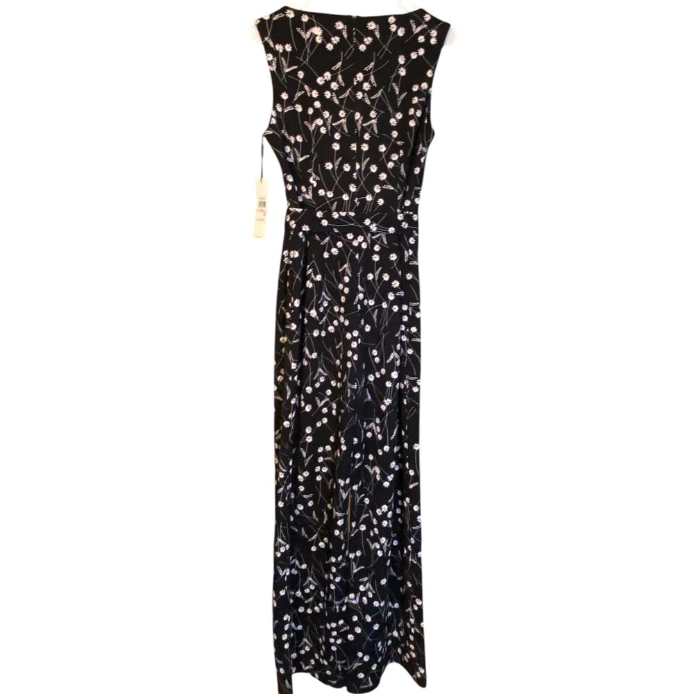 Calvin Klein Black & White Sleeveless Wide leg Jumpsuit Women’s Size 10 NWT - Picture 12 of 16